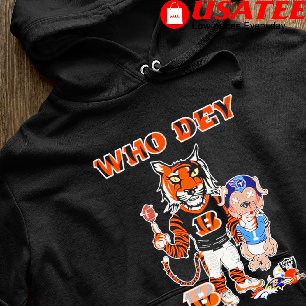 Cincinnati Bengals Slogan Who Dey Mickey Mouse t-shirt, hoodie