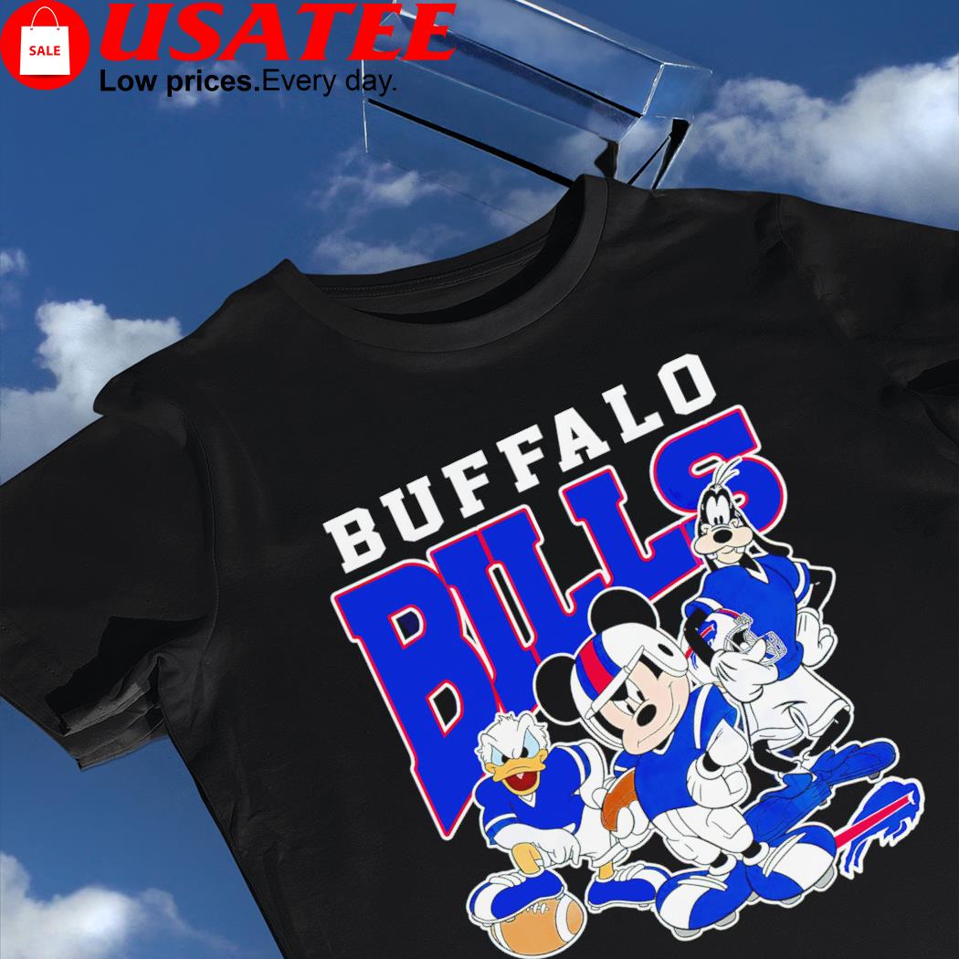 Mickey Mouse I Only Roll With Buffalo Bills T-Shirt - T-shirts Low Price