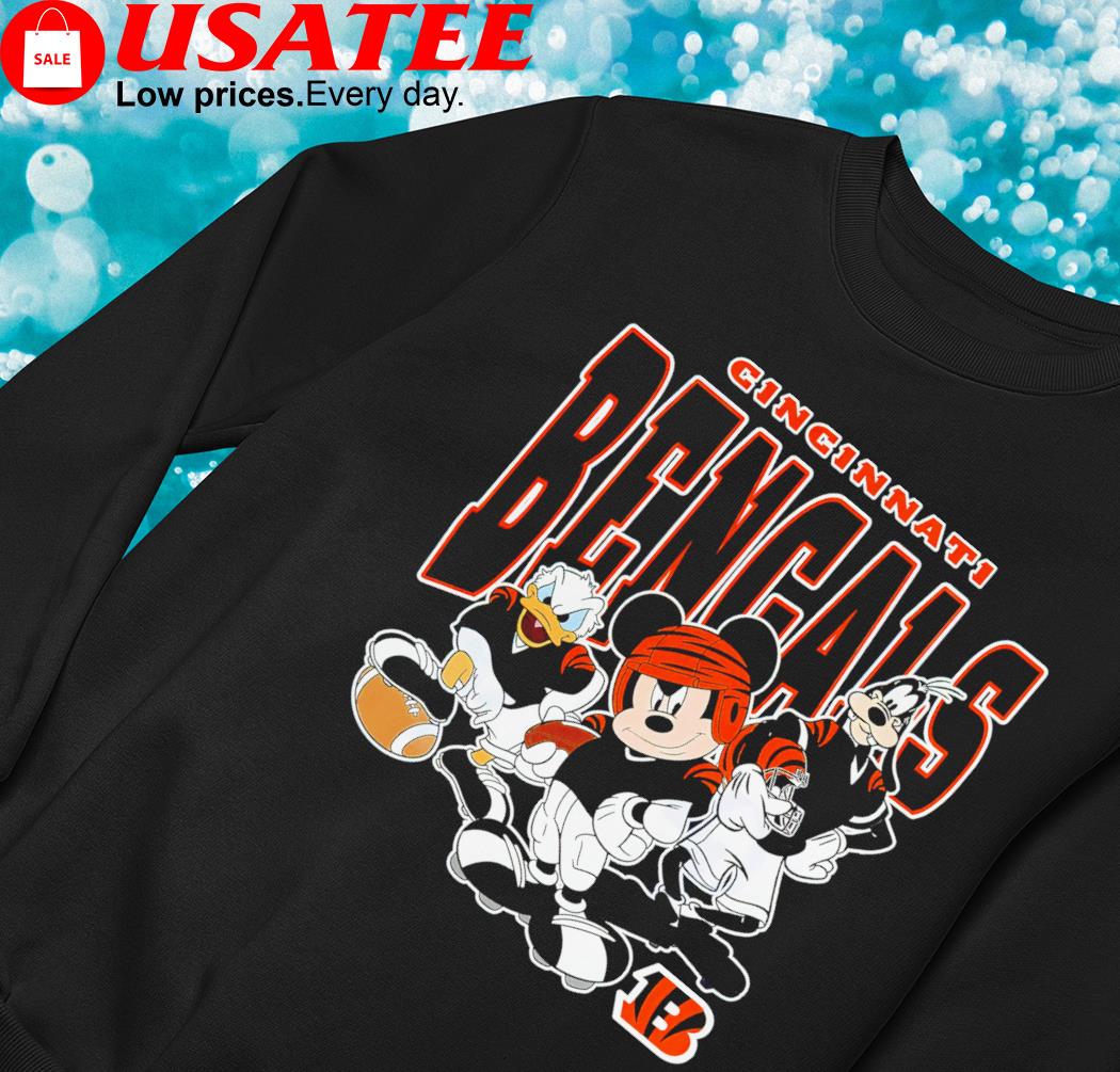 Disney Mickey Mouse and Friends Cincinnati Bengals shirt, hoodie, sweater,  long sleeve and tank top