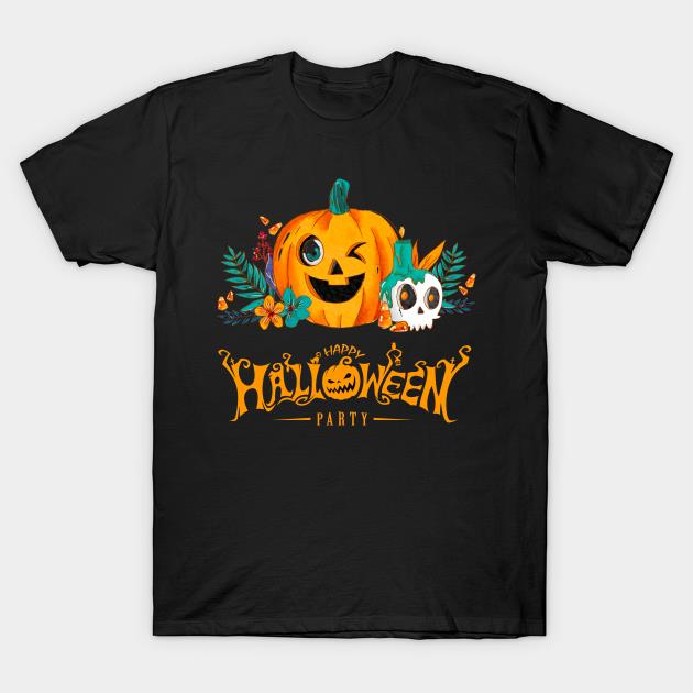 Halloween cute Pumpkin Happy Halloween Party T-shirt