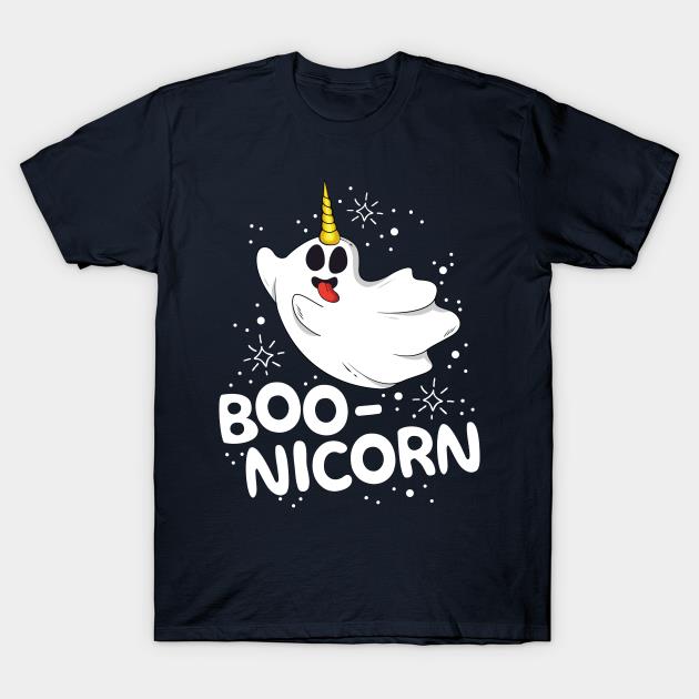 Halloween Ghost Unicorn Boo-nicorn T-shirt