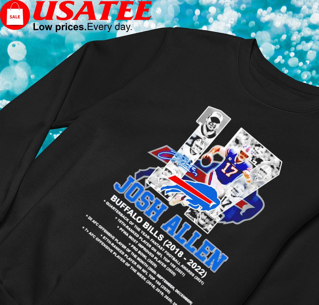 Josh Allen Buffalo Bills football quarterback signature shirt, hoodie,  sweater, long sleeve and tank top