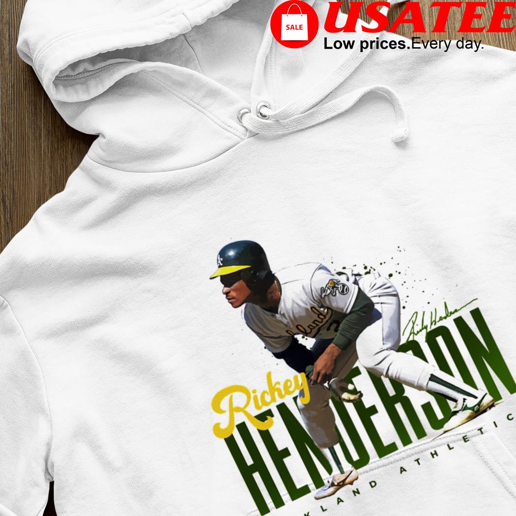 Rickey Henderson Oakland Athletics Signature Shirt, hoodie, sweater, long  sleeve and tank top