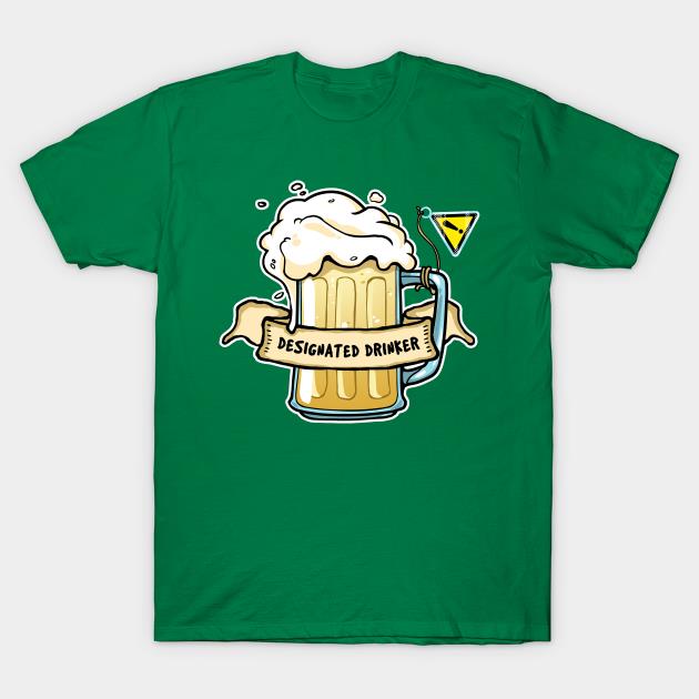 St' Patrick's Day Designated drinker beer T-shirt