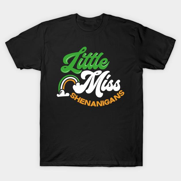 St' Patrick's Day little miss Shenanigans T-shirt