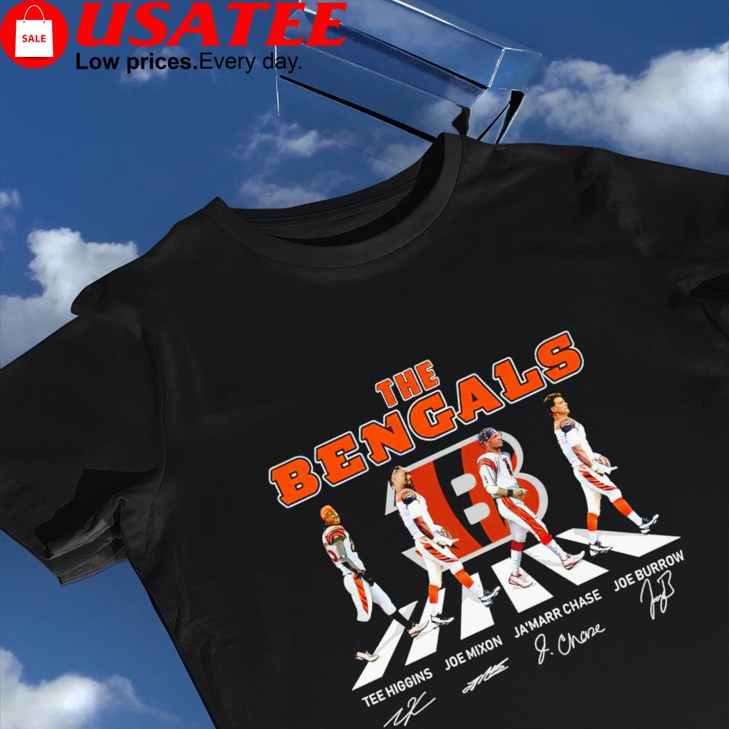 Cincinnati Bengals The Bengals Abbey Road signatures t-shirt, hoodie,  sweater, long sleeve and tank top