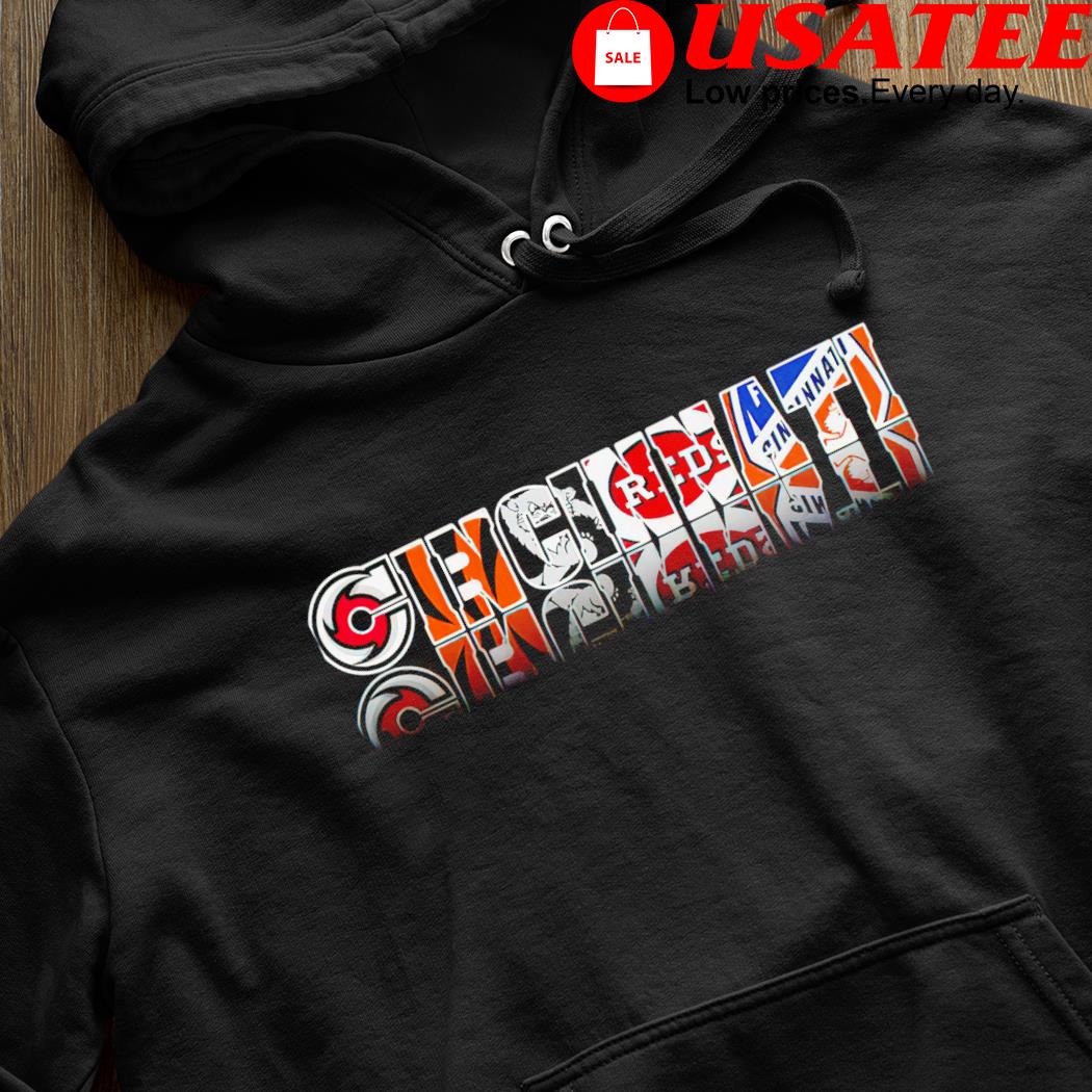 Original cincinnati City Sports Cincinnati Reds, Bengals and FC Official  Logo shirt, hoodie, sweater, long sleeve and tank top