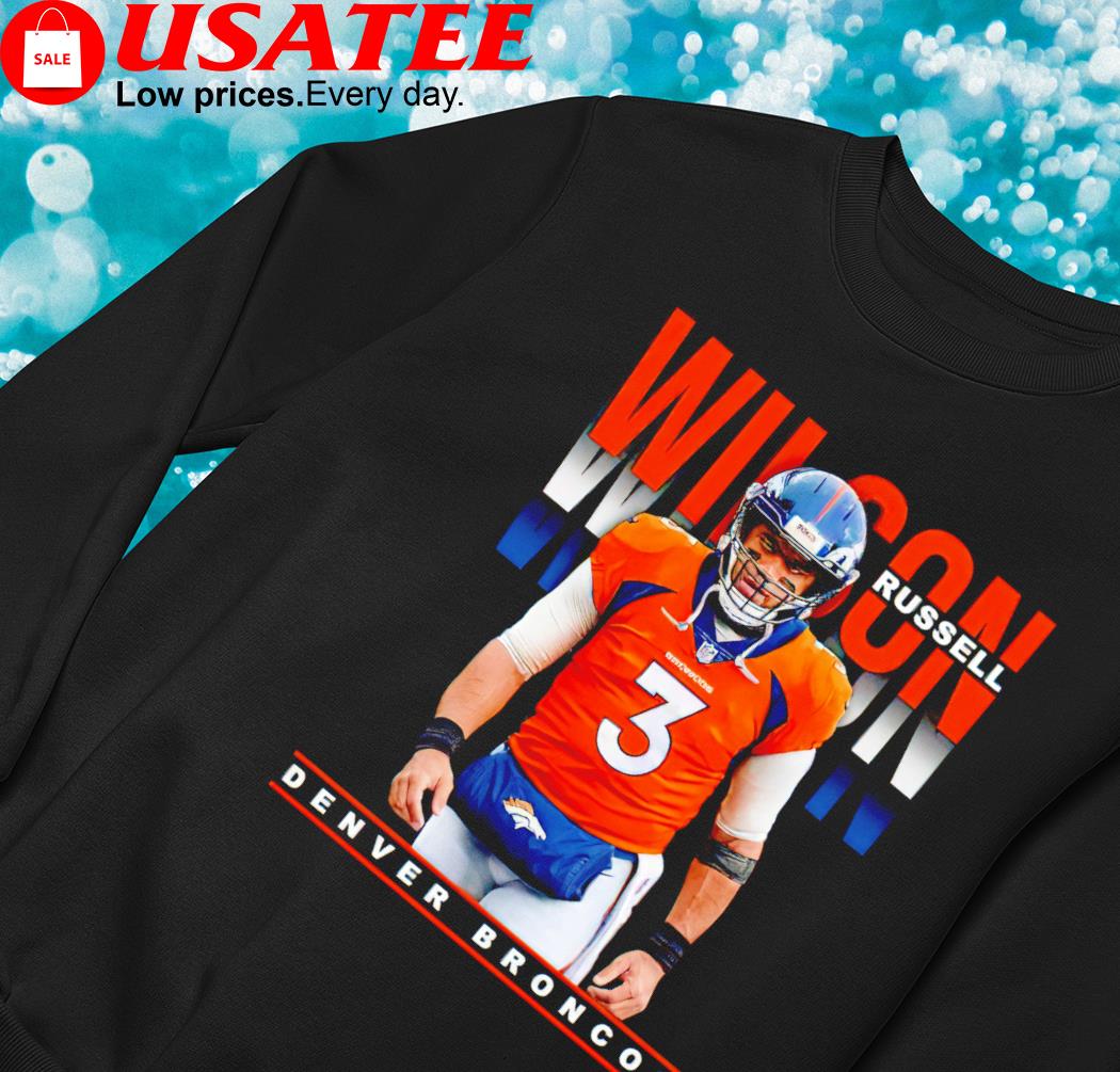 Denver Broncos Russell Wilson signature 2022 shirt, hoodie, sweater, long  sleeve and tank top