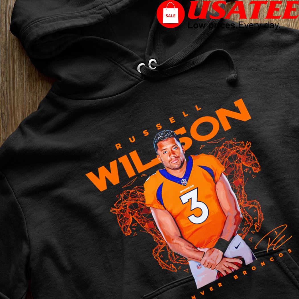 Denver Broncos Russell Wilson signature 2022 shirt, hoodie, sweater, long  sleeve and tank top