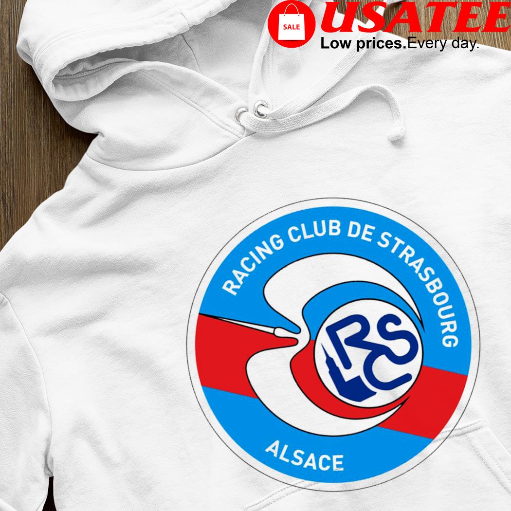 RC Strasbourg Alsace Logo Ligue 1 Fans Golf Polo Shirt For Men And