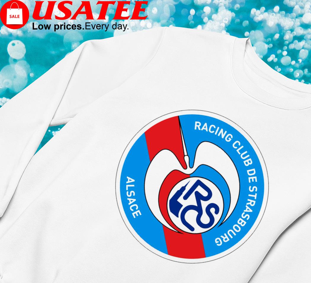 RC Strasbourg Alsace Logo Ligue 1 Fans Golf Polo Shirt For Men And