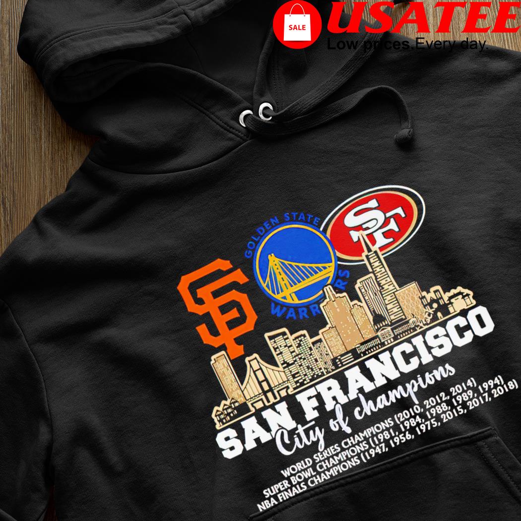 San Francisco 49ers Giants Sharks Warriors logo mashup shirt, hoodie,  sweater, long sleeve and tank top