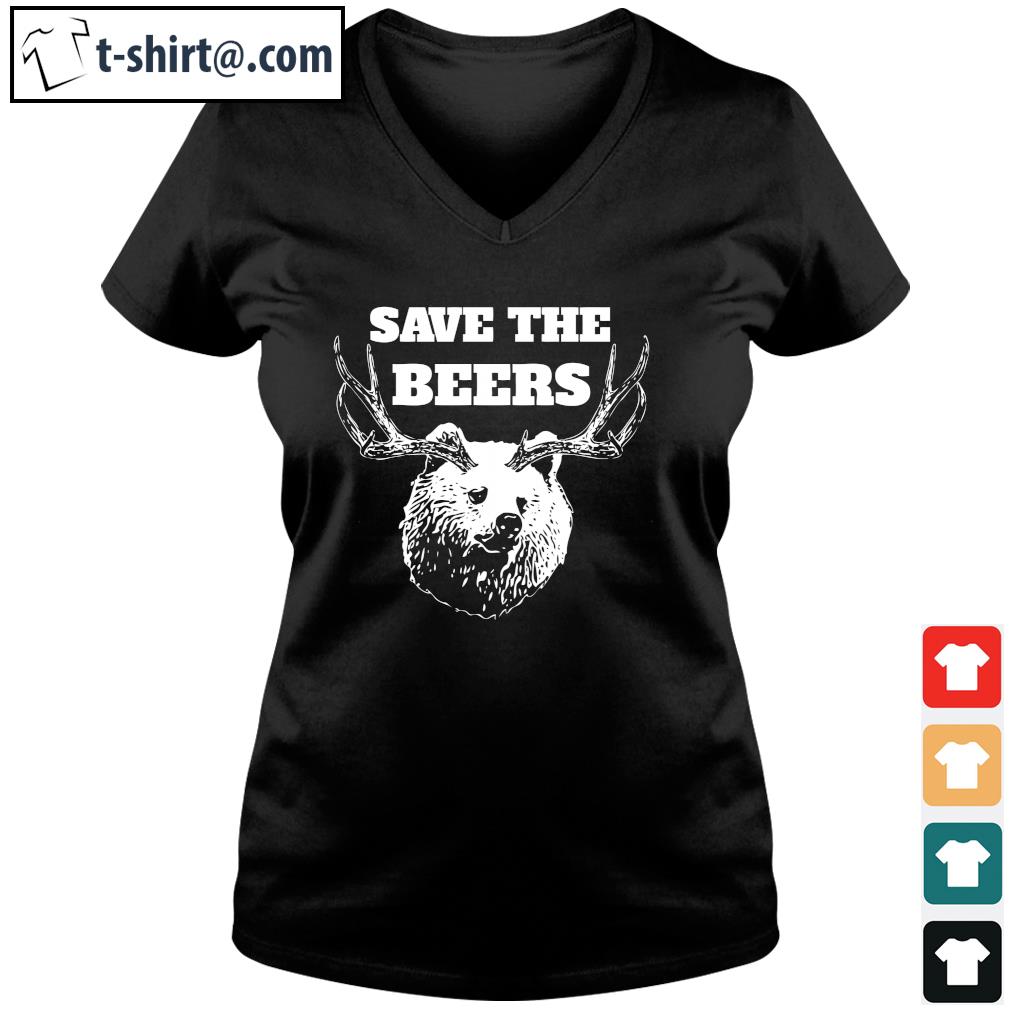 Save the beers s v-neck-t-shirt
