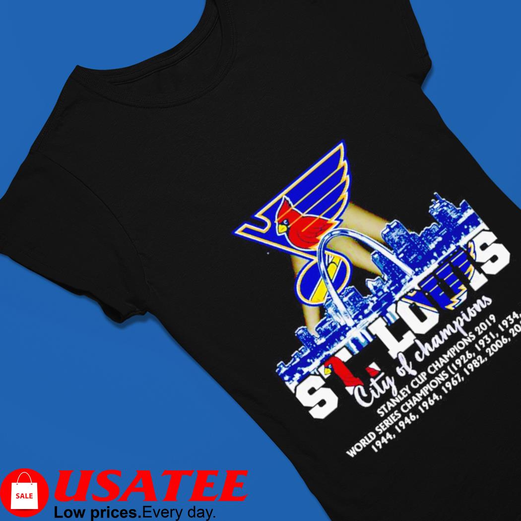 ST Louis City Of Champions Cardinals And Blues shirt, hoodie, sweater, long  sleeve and tank top