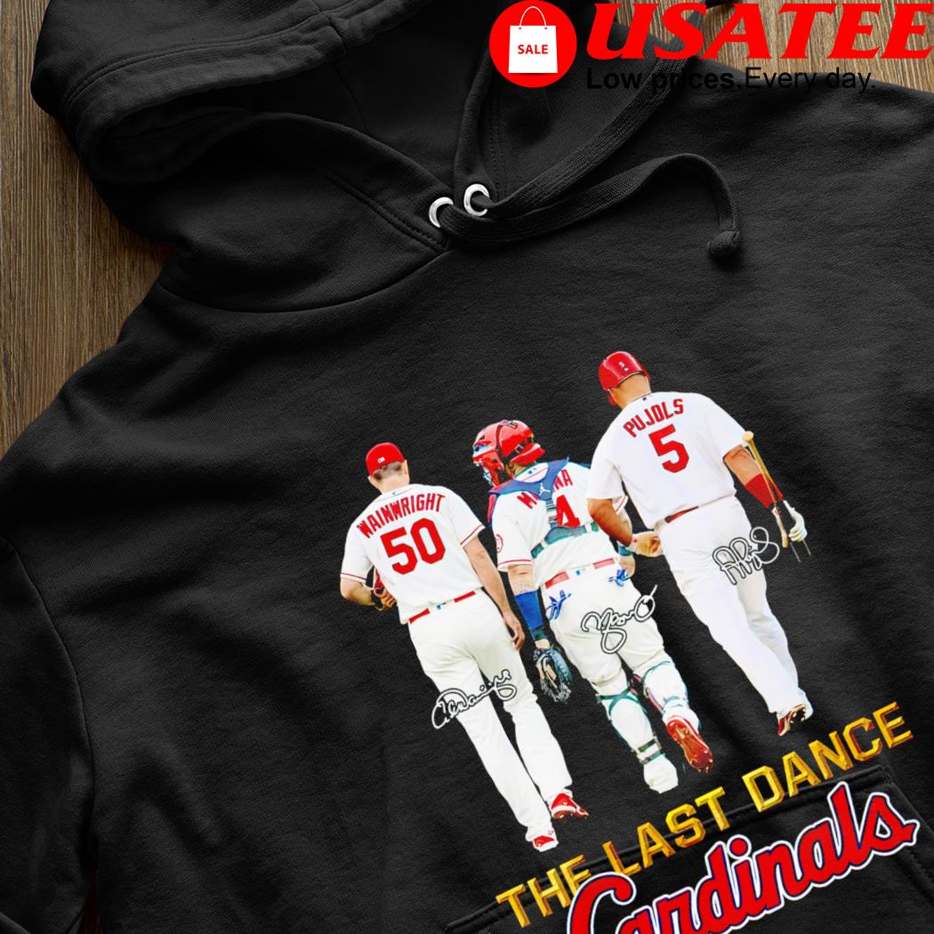 The Last Dance Cardinals Adam Wainwright Albert Pujols And Yadier Molina  2022 Shirt - NVDTeeshirt