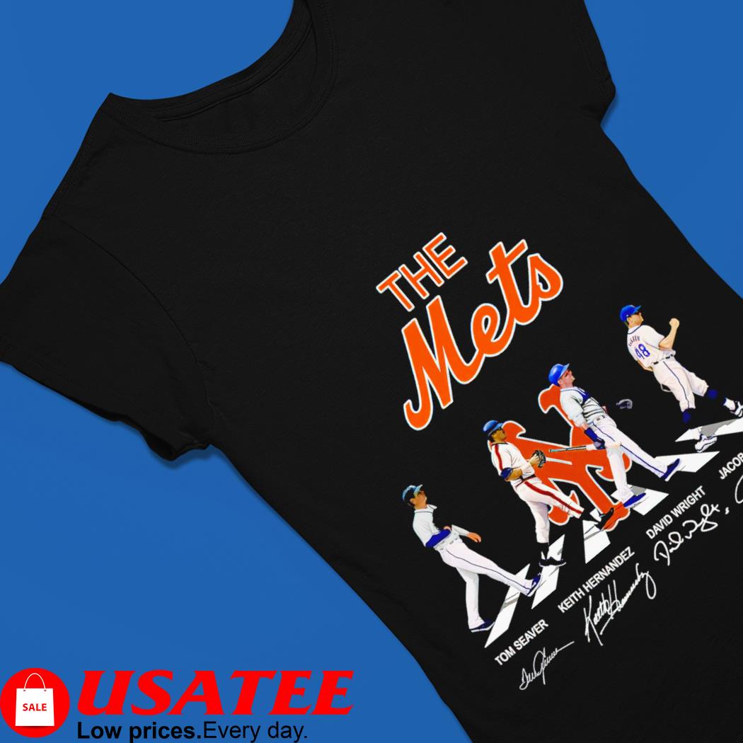 The New York Mets Tom Seaver Keith Hernandez David Wright Jacob Degrom  signatures Abbey Road shirt, hoodie, sweater, long sleeve and tank top