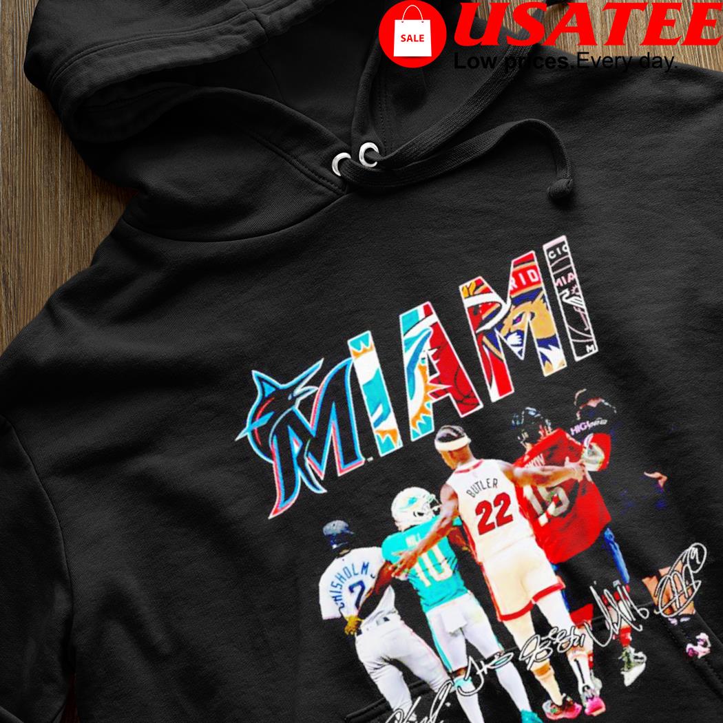 Miami Sports Teams Logo Shirt Heat, Dolphins, Marlins, Inter And Panthers,  hoodie, sweater, long sleeve and tank top