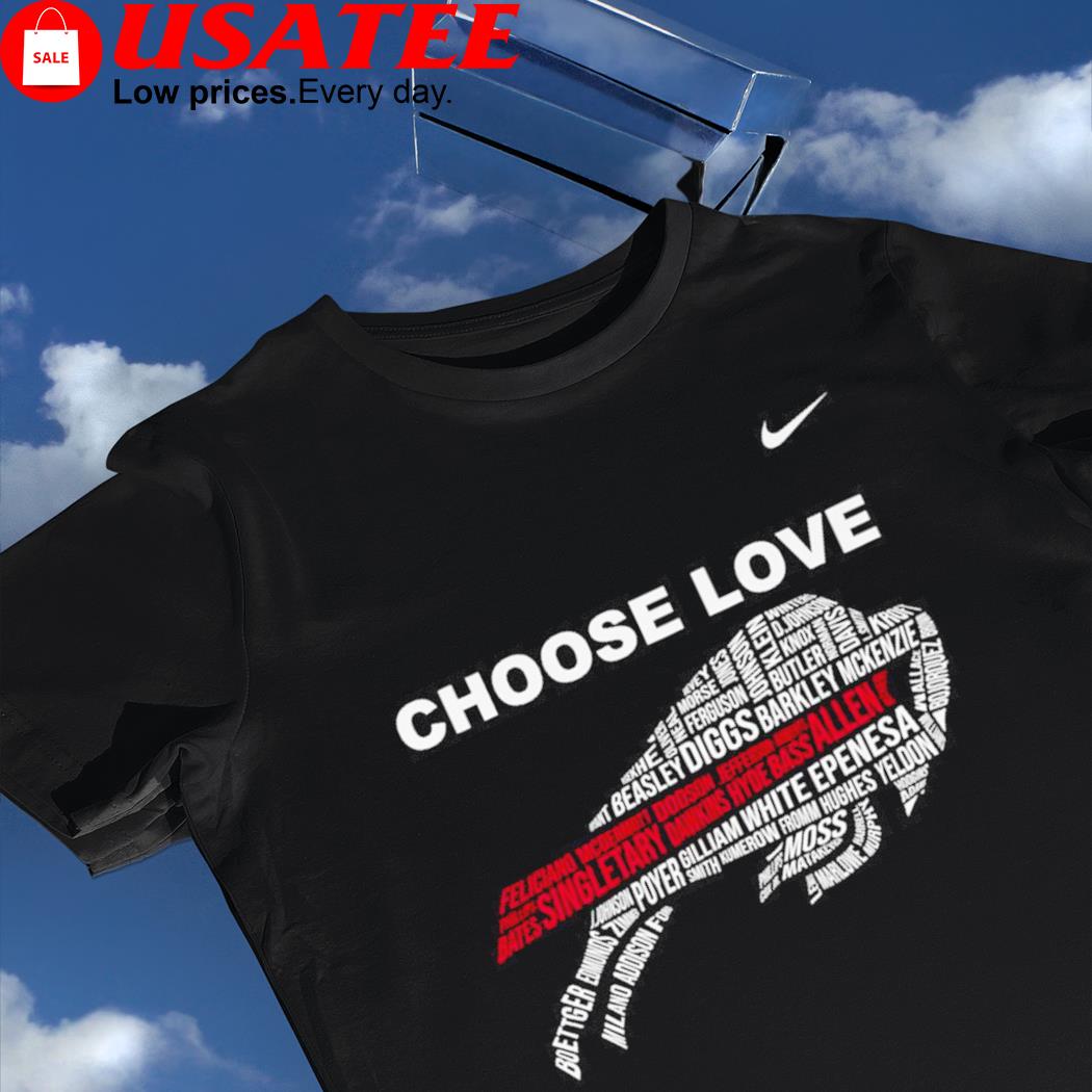 Sign Language Nike Choose Love Buffalo Bills Signatures Shirt, hoodie,  sweater, long sleeve and tank top