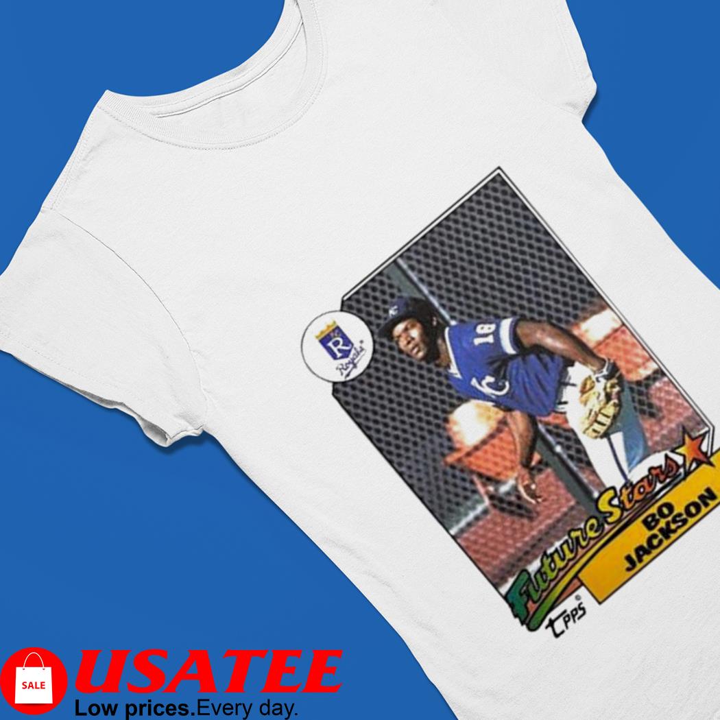 Official 1987 topps future stars bo jackson royals t-shirt, hoodie