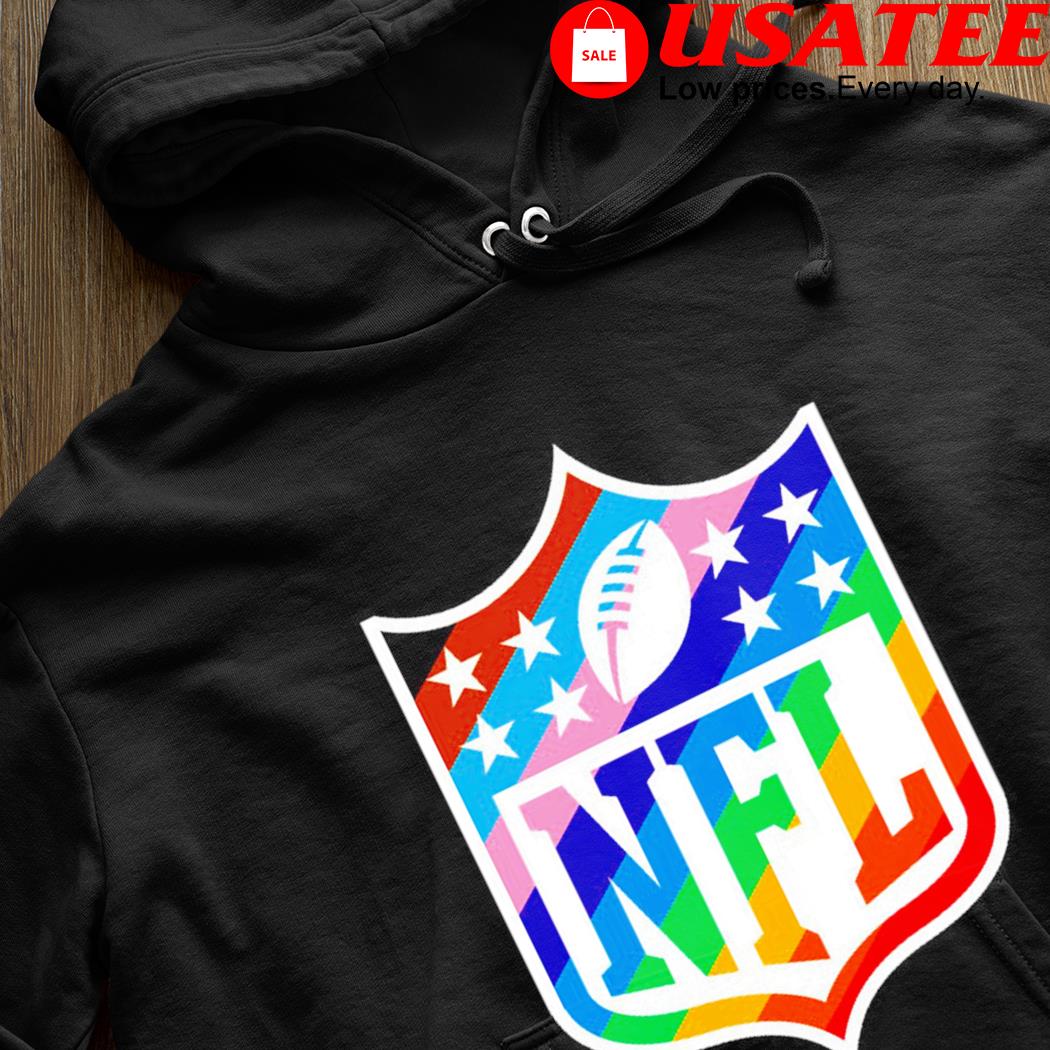 NFL Shield LGBT Pride logo shirt, hoodie, sweater, longsleeve and