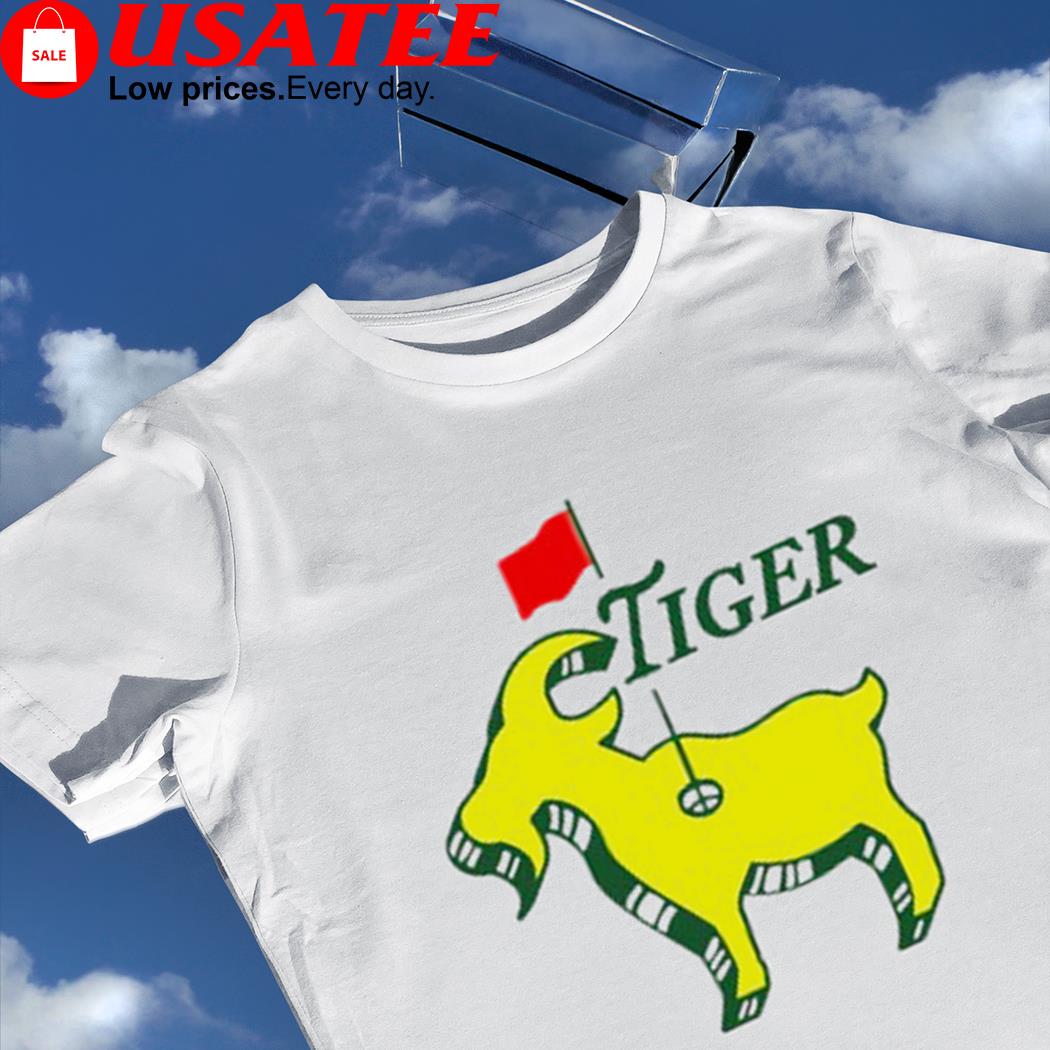 tiger woods goat shirt