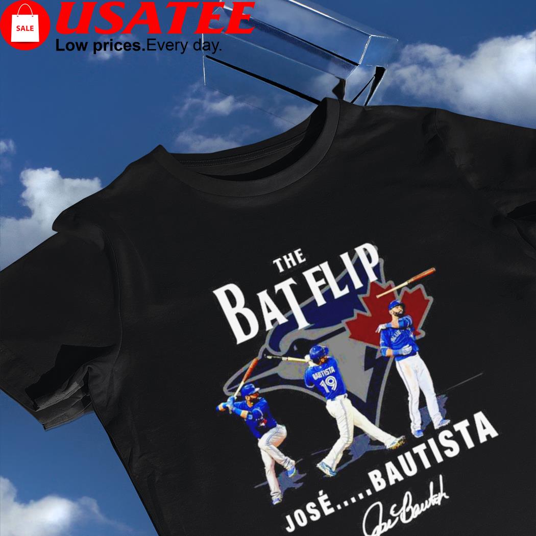 Toronto Blue Jays The Bat Flip Jose Bautista Signature T-Shirt, hoodie,  sweater, long sleeve and tank top
