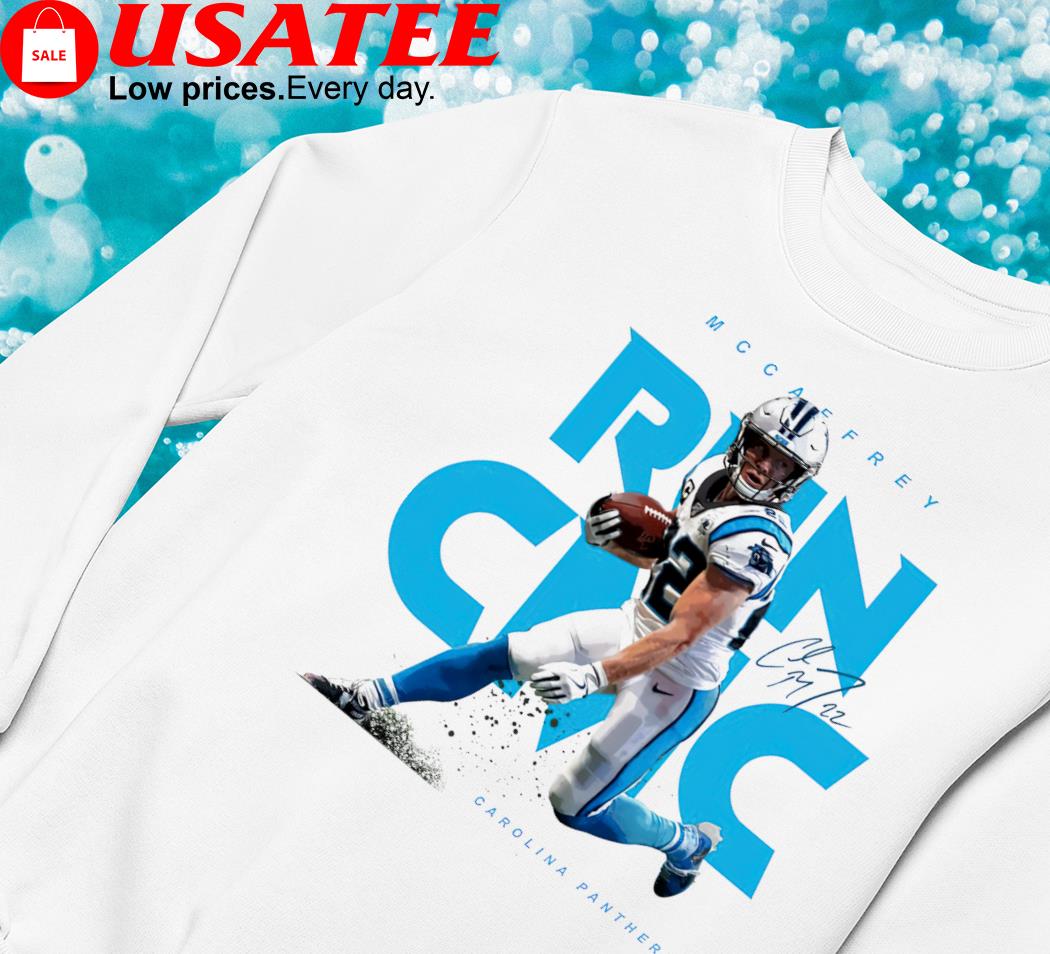 Christian McCaffrey Carolina Panthers Signed White Custom Jersey