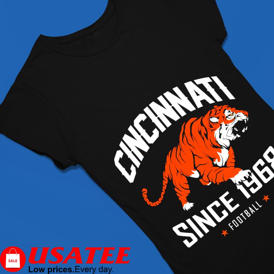 Cincinnati Bengals Football Team Since 1968 Design Unisex T-Shirt - Teeruto