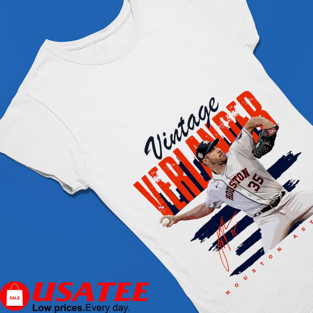 Houston Astros Justin Verlander vintage signature shirt, hoodie, sweater,  long sleeve and tank top