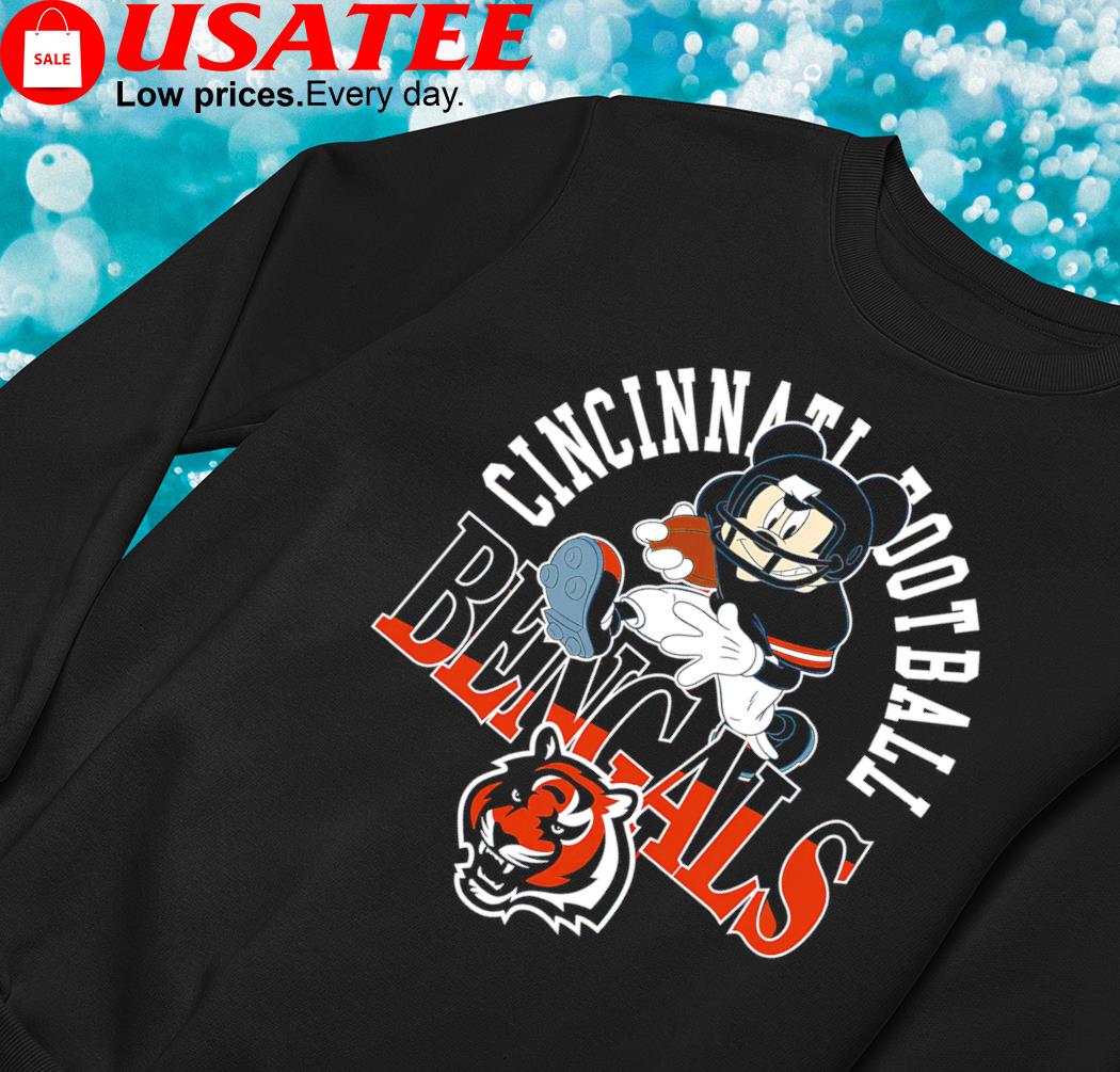 I Love The Bengals Mickey Mouse Cincinnati Bengals T-Shirt - T-shirts Low  Price