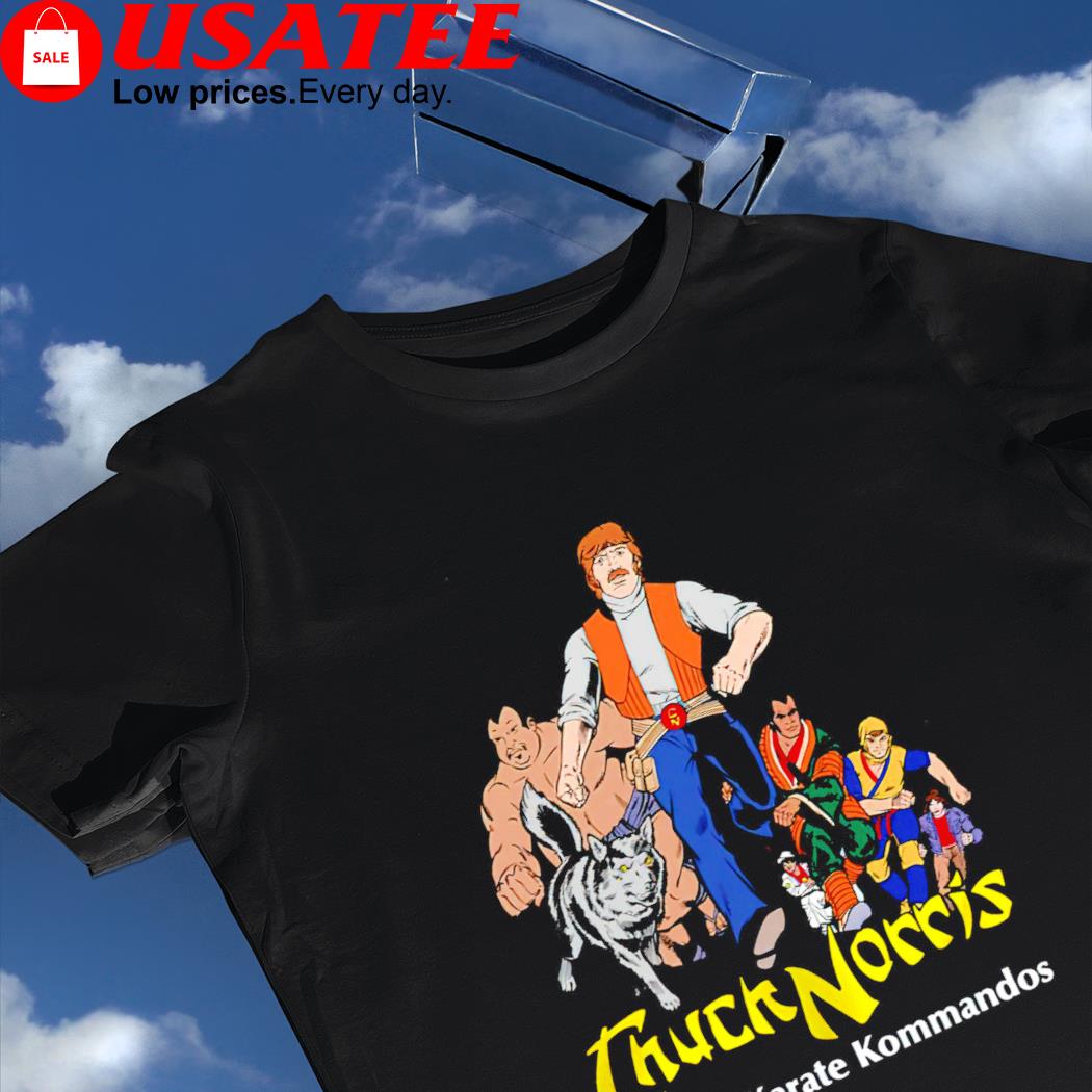 Chuck Norris and The Karate Kommandos full team cartoon shirt, hoodie,  sweater, long sleeve and tank top