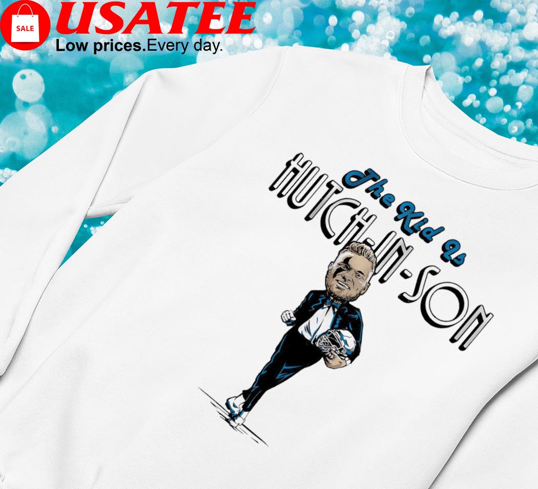 Detroit Lions Aidan Hutchinson the kid is Hutch-in-son chibi shirt, hoodie,  sweater, long sleeve and tank top