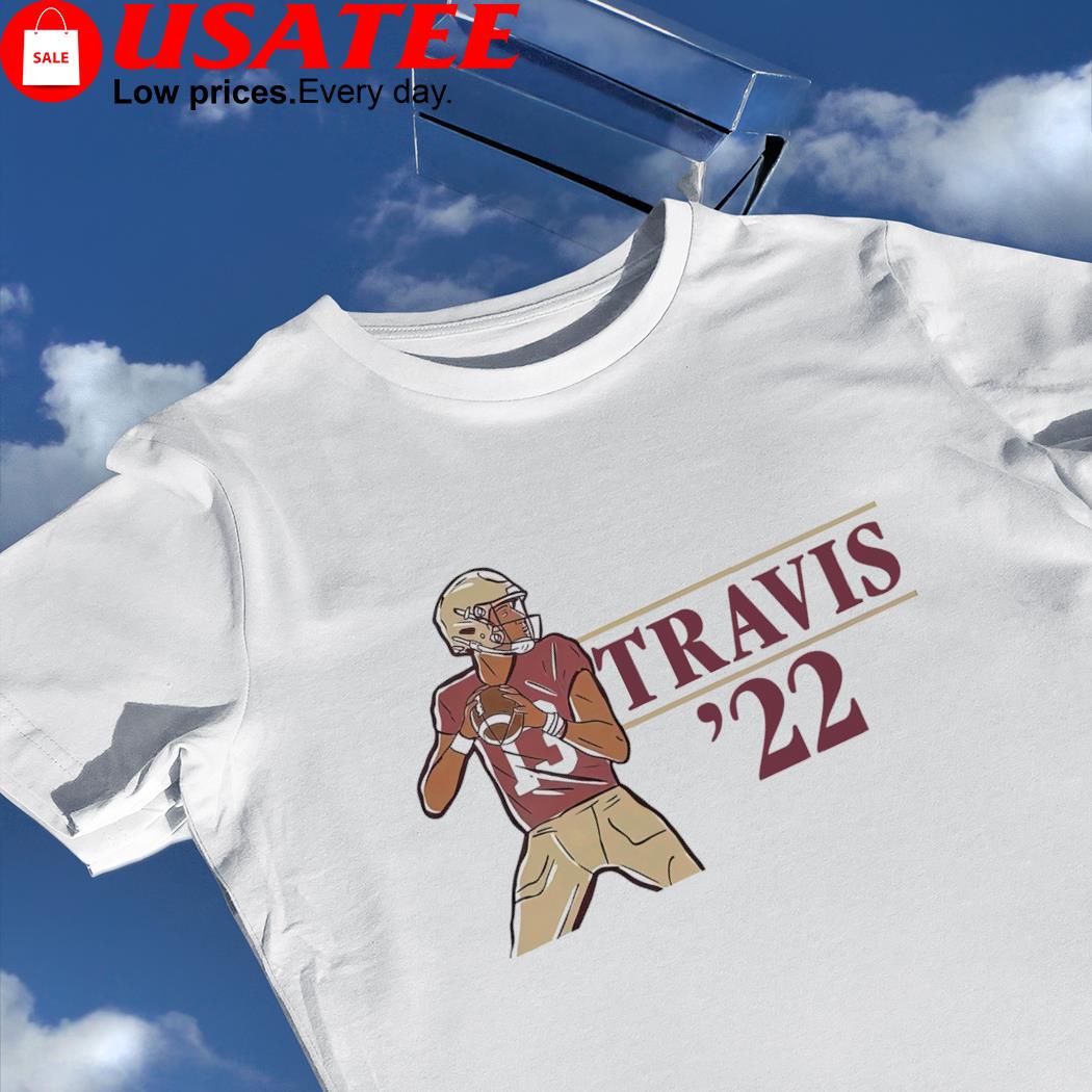 Florida State Seminoles Women's Apparel - Retro Brand The Jordan Travis Football Jersey (White) L