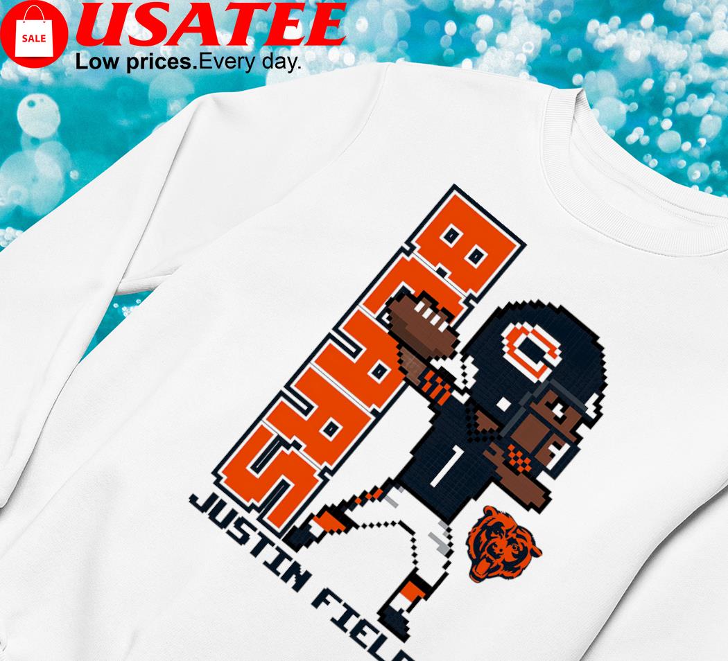 Justin Fields Chicago Bears football shirt, hoodie, sweater, long