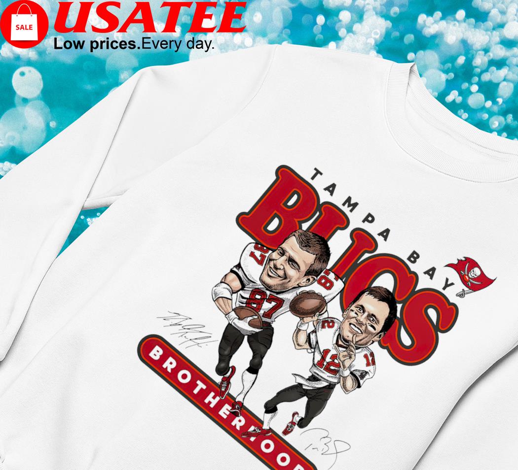 Top Rob Gronkowski and Tom Brady Tampa Bay Buccaneers cartoon shirt,  hoodie, sweater, long sleeve and tank top