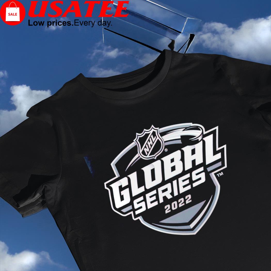 2022 NHL Global Series logo shirt
