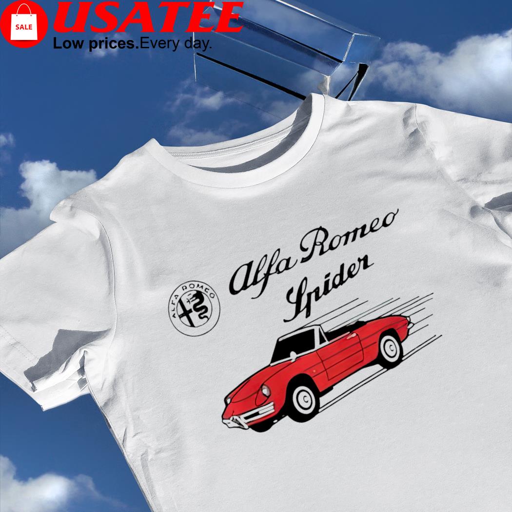 Alfa Romeo Spider car retro shirt