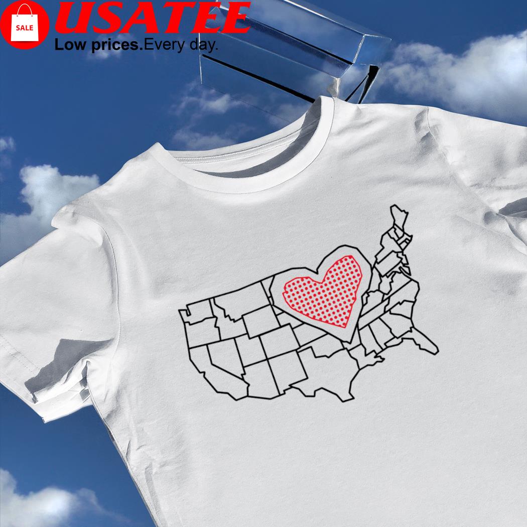 America's Heartland map shirt
