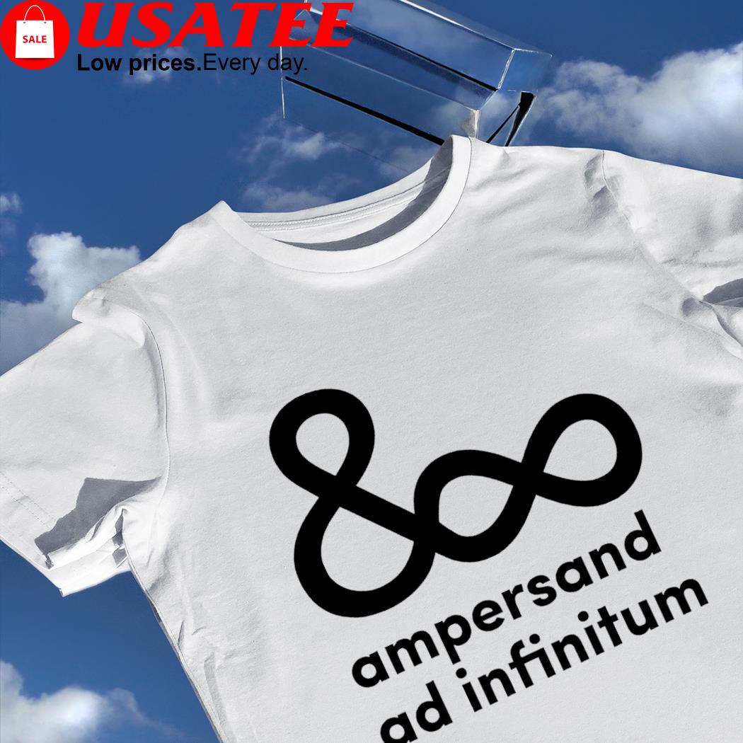 Ampersand and Infinitum logo shirt