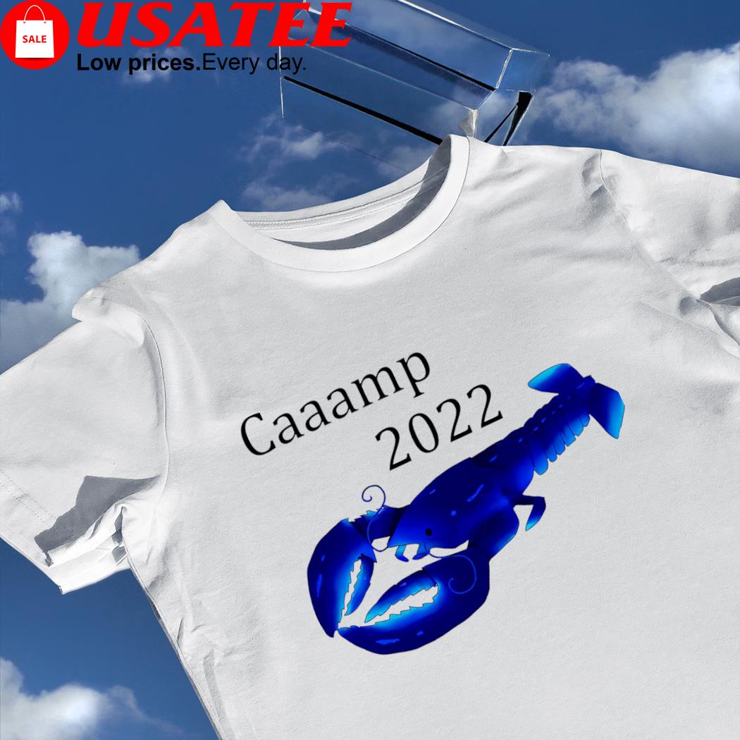 Blue Lobster Caaamp 2022 shirt