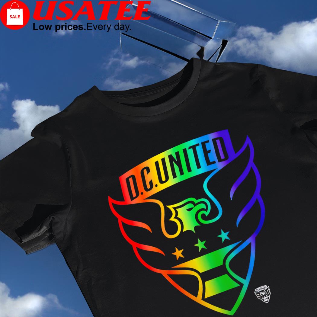 D.C. United LGBT Pride logo shirt