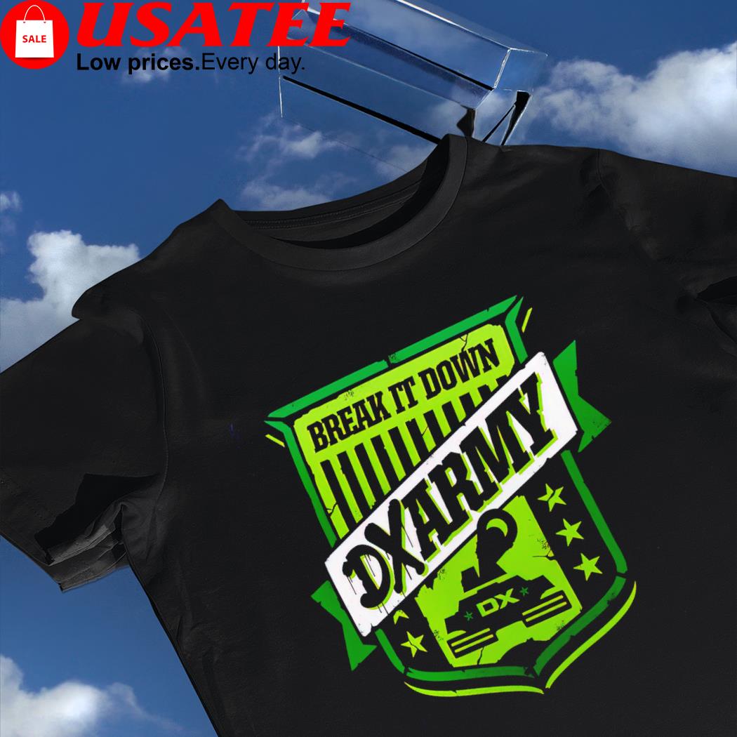 D-Generation Break it down DX Army logo shirt