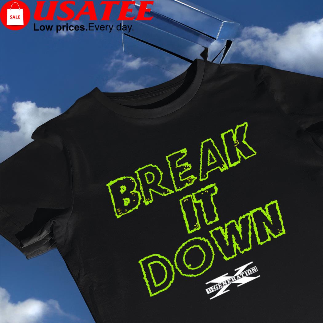 D-Generation Break it down Wordmark logo shirt