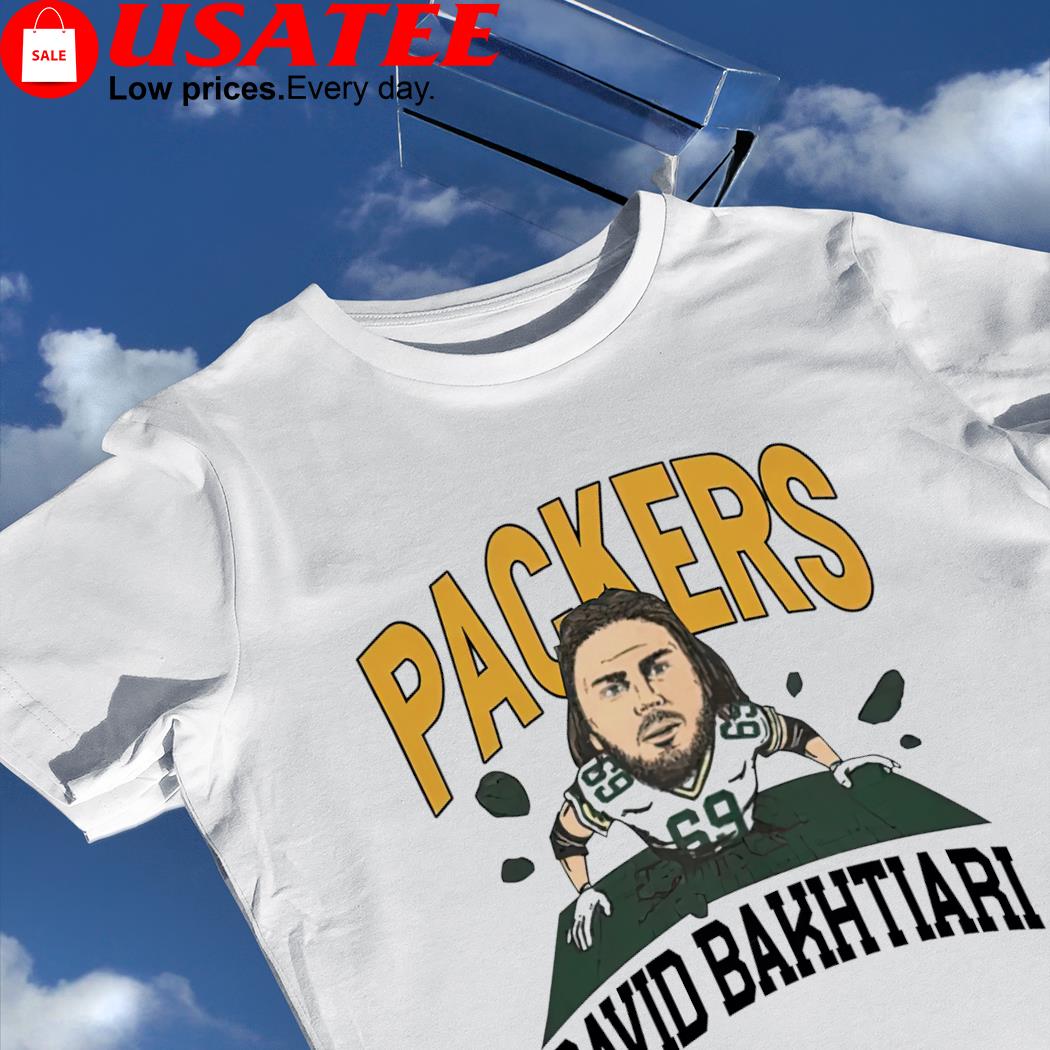 Green Bay Packers David Bakhtiari art shirt