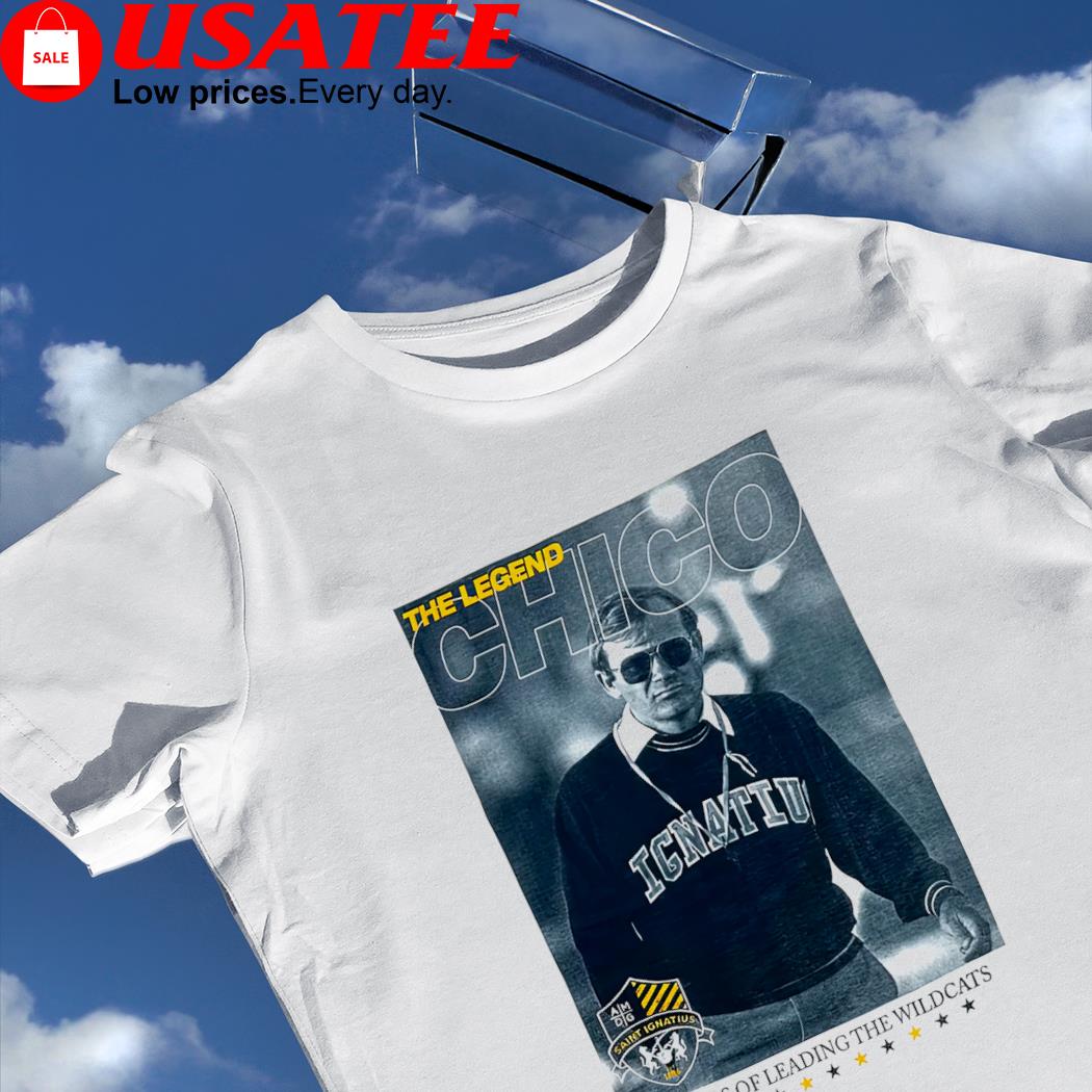 Ignatius Coach Chuck Kyle the Legend Chicago 40 years of Leading the Wildcats photo shirt