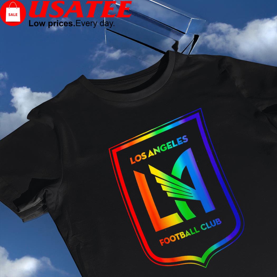 LAFC Los Angeles Football Club LGBT Pride logo shirt