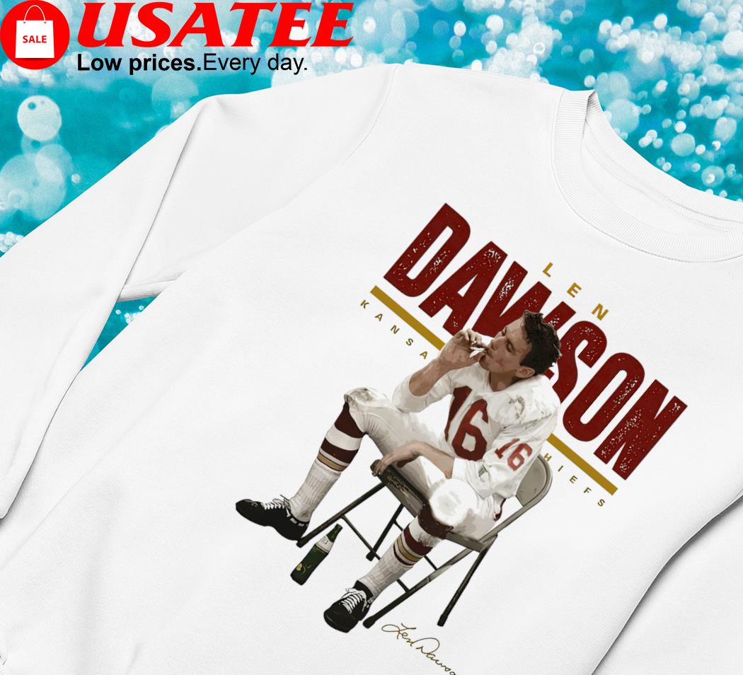 Len Dawson Kansas City Chiefs smoking signature shirt - Limotees