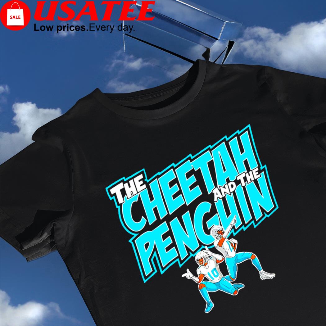 Miami Dolphins The Cheetah and The Penguin 2022 shirt