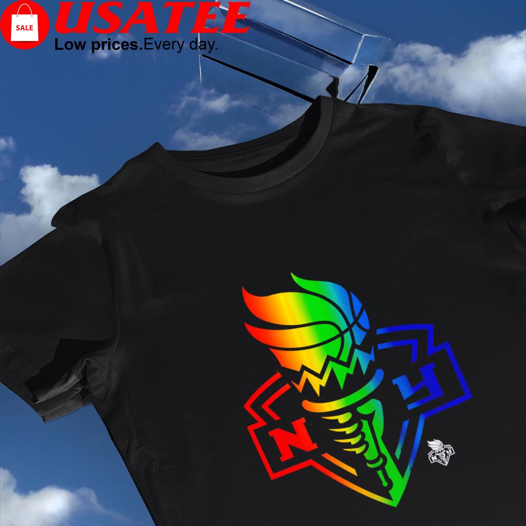 New York Liberty LGBT Pride logo shirt