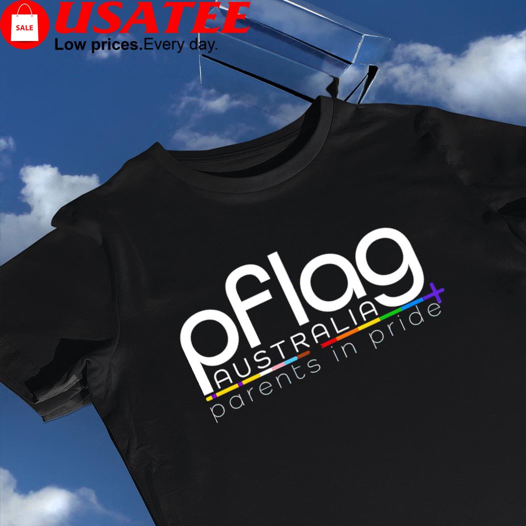 Pflag Australia parents in pride LGBT logo shirt